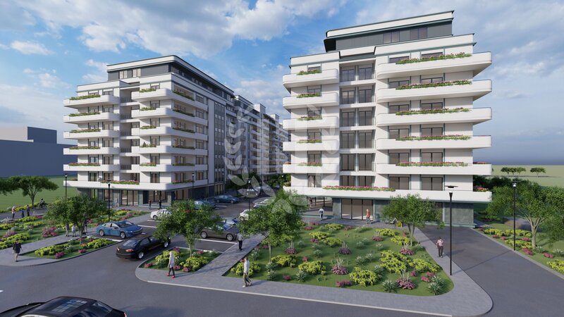 Nord, apartament 1 camera, 43.09 mp utili si curte.